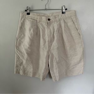 vintage linen dockers shorts 32